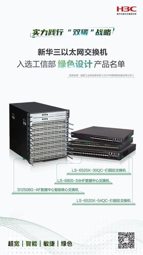 解密新華三交換機(jī)入選工信部綠色設(shè)計(jì)產(chǎn)品名單背后的硬實(shí)力